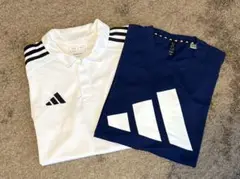 【adidas】ポロシャツ(2XL)・Tシャツ(XL)セット