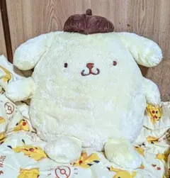 【最終価格】サンリオ パフパフ ポムポムプリン ぬいぐるみ M