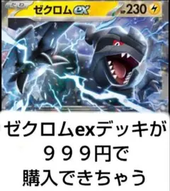 値下げ不可 ゼクロムexデッキ ミライドン テツノカイナ
