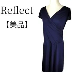 【美品】Reflect リフレクト ノースリーブワンピース フロントクロス