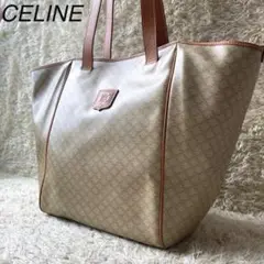 ✨極美品 CELINE マカダム柄 トートバッグ レザー ベージュ
