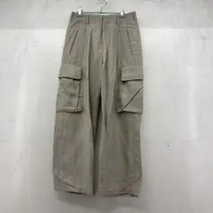 71▢LIDNM ウール リネン カーゴパンツ TS0602-4