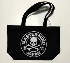 mastermind JAPAN トートバッグ 黒　ラメプリント　スカル