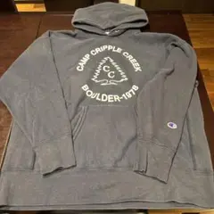 champion リバースウィーブ　パーカー　ネイビー　Lサイズ