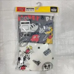 ディズニー　ミッキーマウス　男児ボクサーパンツ2枚組　110cm