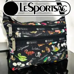 レア【新品】レスポートサック レオレオニ コラボ 2way バッグ ブラック レア✨美品】レスポートサック レオレオニ コラボ 2way バッグ