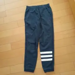 adidas ダークブルー ジャージパンツ M