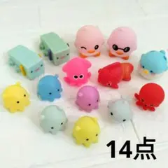 【中古】ソフビ　すくい人形　ぷかぷか　おもちゃ 水に浮く ごっこ遊び すくい遊び
