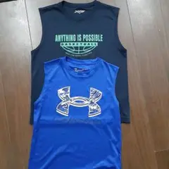 Under Armour 150 青い迷彩柄タンクトップ