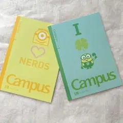 【新品未使用品】campus キャンパスノート ミニオン2冊セット 方眼罫