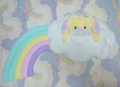 ファンシートイ✩レインボーうさちゃん ウォールデコ