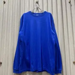 新品未使用 United Athleユナイテッドアスレ Blue 無地ロンT L