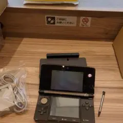 ◆バッテリー新品交換済み◆ ニンテンドー 3DS 本体 コスモブラック