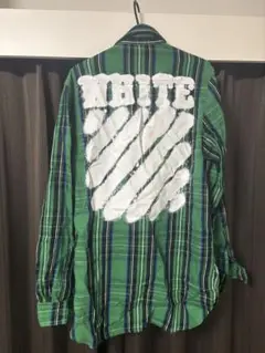 off-white チェック柄