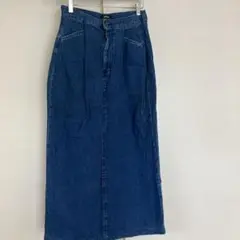 古着　ヴィンテージ　デニムロングスカート　malion vintage