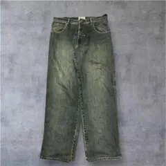 pelle pelle W36 ダークブルー　バギーデニム