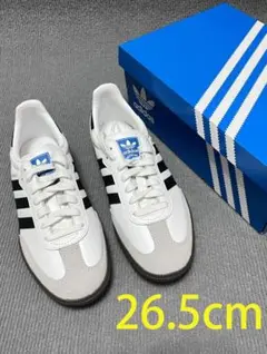 adidas スニーカー 26.5cm ホワイト/ブラック