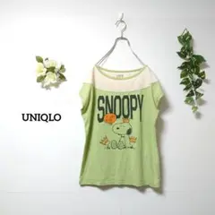 ユニクロ✕スヌーピー UNIQLO ノースリーブ カットソー Tシャツ M