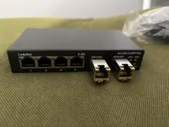 新品2.5G+10G スイッチ + 10GBase-T SFP+モジュール2個