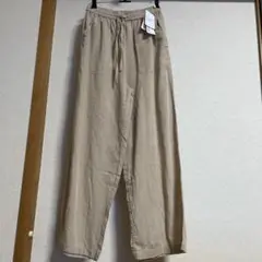ベージュガウチョパンツ