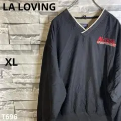 LA LOVING/ナイロンジャケット/ピステ/企業系ロゴ/USA古着/T696