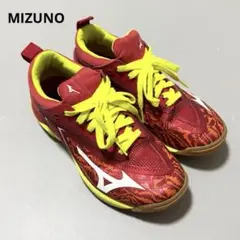 ミズノ 卓球シューズ Wave Drive Neo 赤×黄 24cm