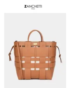 未使用ザンケッティZANCHETTI WOVEN SHOPPER 11/15迄