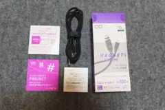 【超美品】CIO マグネットシリコンケーブル 黒 1.0m USB-C to C
