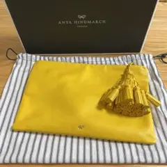 アニヤハインドマーチ フリンジクラッチバッグ