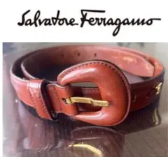 【値下げ】Salvatore Ferragamo フェラガモ 本革 ベルト
