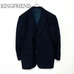 KINGFRIEND スーツジャケット BB7 ストライプ オフィス XL相当