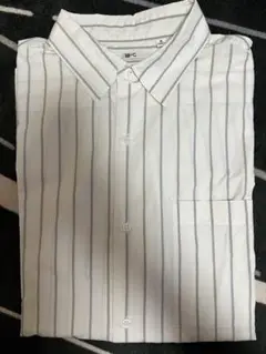 UNIQLO C ブロードオーバーサイズシャツ ストライプ