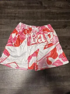 BAPE カモフラージュ バスケットパンツ