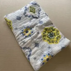新品　ガーゼ　花柄　掛け布団カバー　シングル