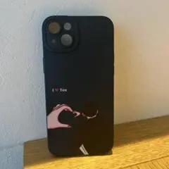 I Love You カップルイラスト iPhoneケース