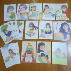 絵はがき18枚セット　またよし作