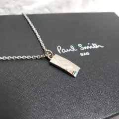 Paul Smith ポールスミス マルチストライプ プレート ネックレス 美品