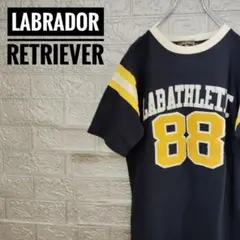 ラブラドールレトリバーLabrador　美品タグ付きナンバリングTシャツ紺S