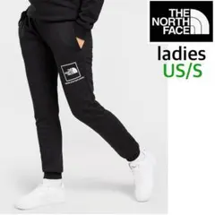【海外限定】TNF レディース ジョガーパンツ 黒 US/S 日本サイズM