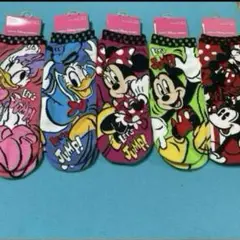 ディズニー　ミッキー　ミニー　ドナルド　デイジー　靴下　セット