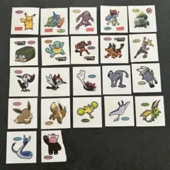 サトシ有り。ポケモンデコキャラシール　22枚