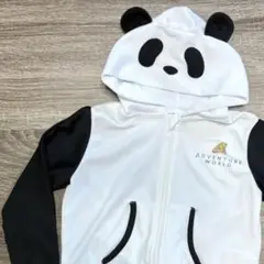 美品【アドベンチャーワールド】パンダ フード付きパーカー　パーカー