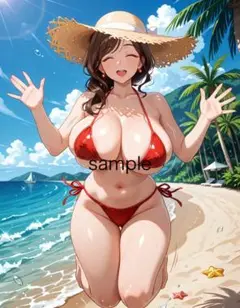 AIイラスト 美女 A4ポスター Ｊ95