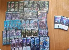 アナカラーシャコガイルデッキパーツ　バイケン　佐助の超人　逆転撃　デュエマ アナカラーシャコガイルデッキパーツ バイケン 佐助の超人 逆転