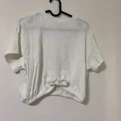 ホワイト Tシャツ サイズ150 前結び