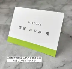 席札　結婚式　ウェディング　ブライダル　S-46
