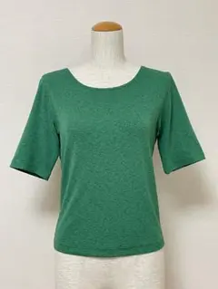 MB LUCAS エムビールーカス 半袖 Tシャツ トップス 緑 カットソー