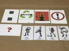 ポストカード 5枚　ステッカー 4枚 セット インテリア