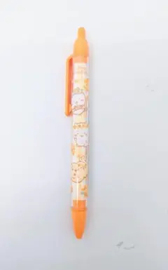 ちいかわ　ボールペン　ハチワレ　うさぎ　オレンジ　チェック　筆記用具　文房具