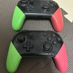 任天堂スイッチ プロコン2台 ジャンク
